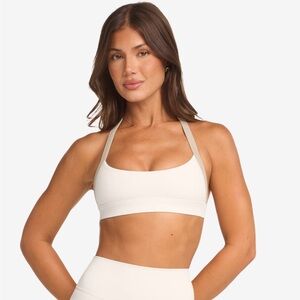 CSB form alani crop two tone fawn/vanilla